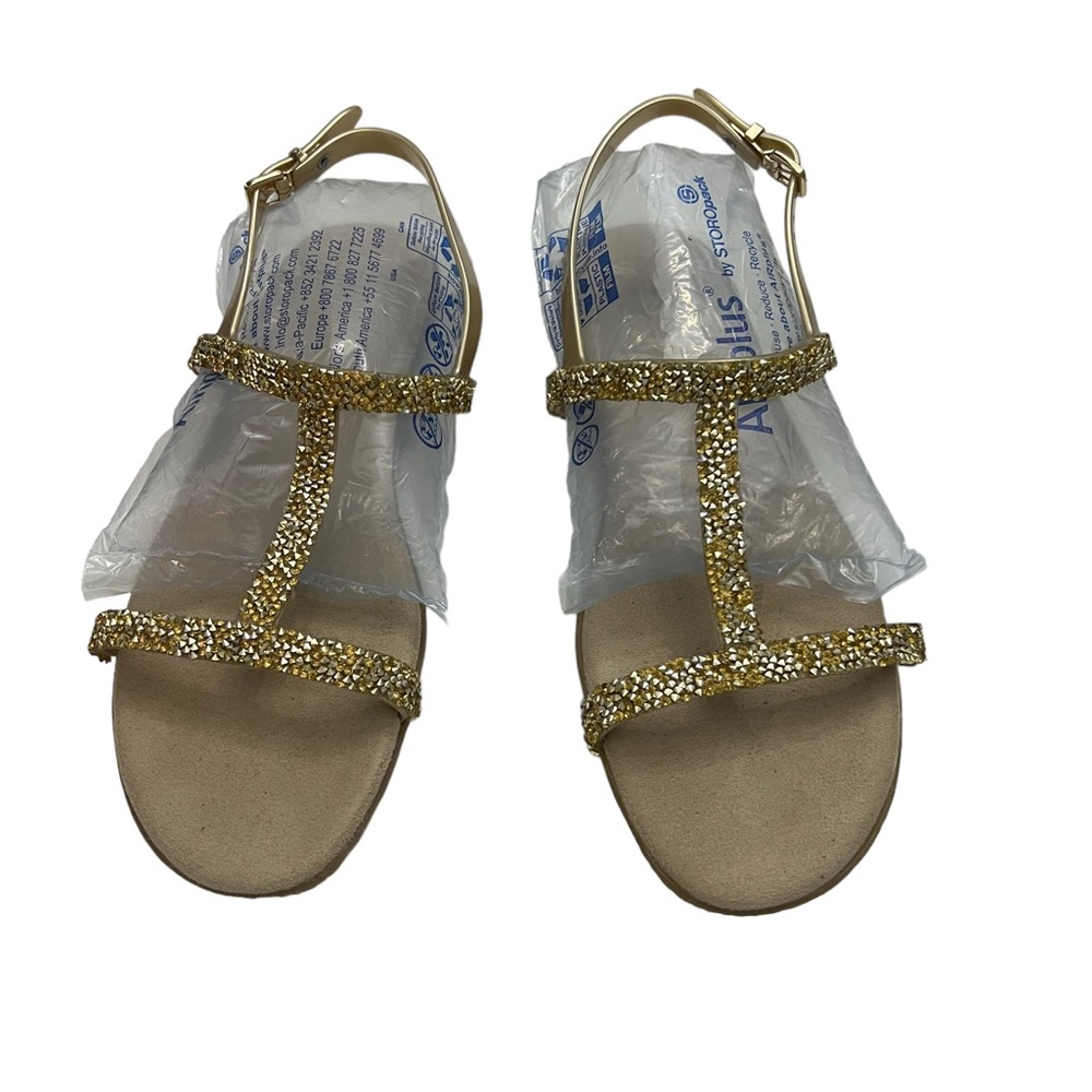 Shoes - Women’s Gold Aerosoles Sandals EUC  #SB1
